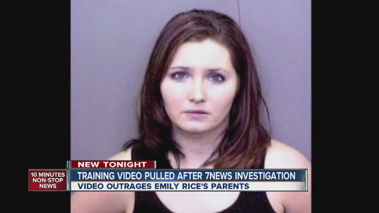 Jail training video outrages Emily Rice's family