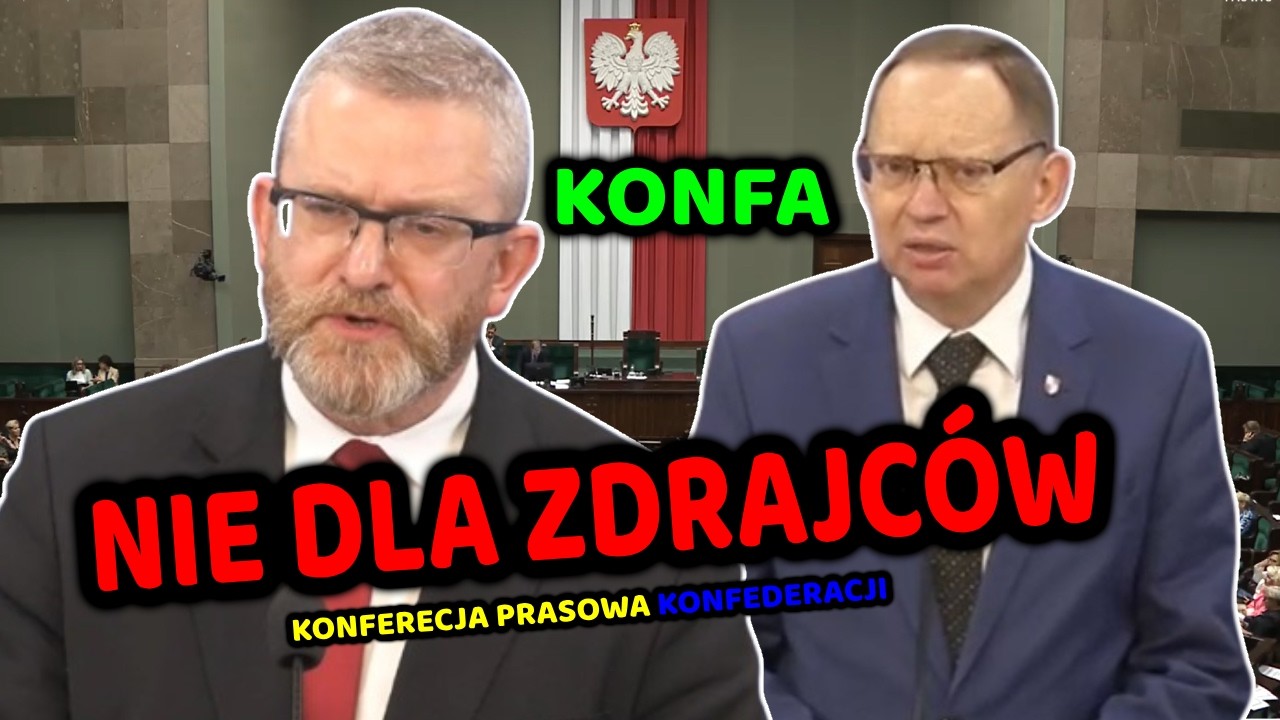 Konferencja prasowa - Konfederacja Korony Polskiej