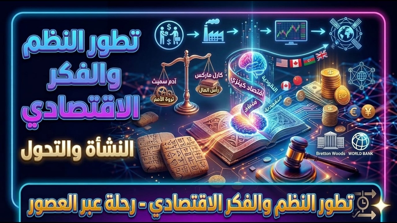 تطور النظم والفكر الاقتصادي (3) | كليه حقوق مبادئ علم الاقتصاد