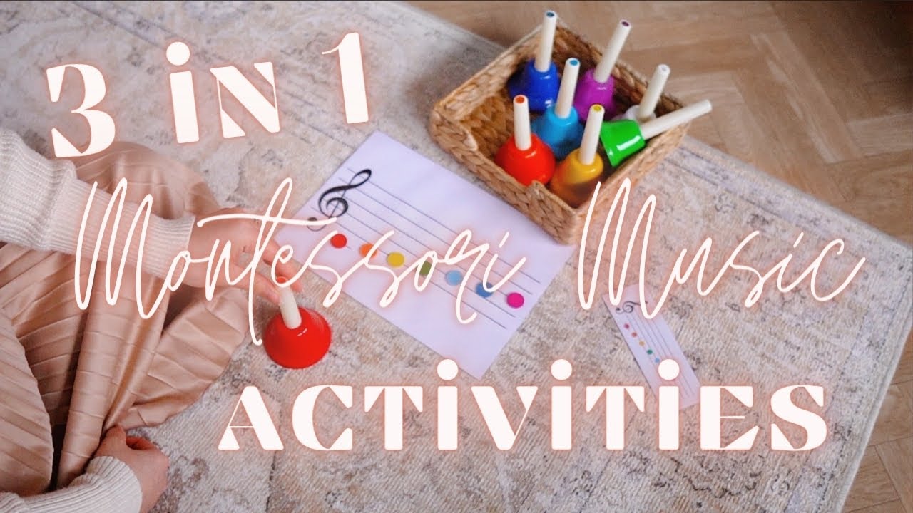 how to teach children MUSIC NOTES | free template 🌈🎵 | easy montessori activity for kids 3 - 9