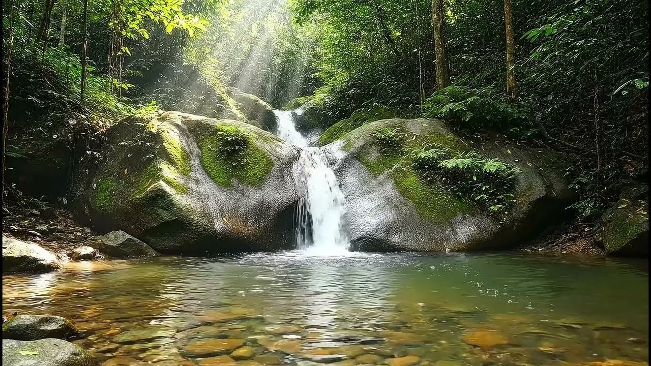 Waterfalls for Sleep – 8 Hours