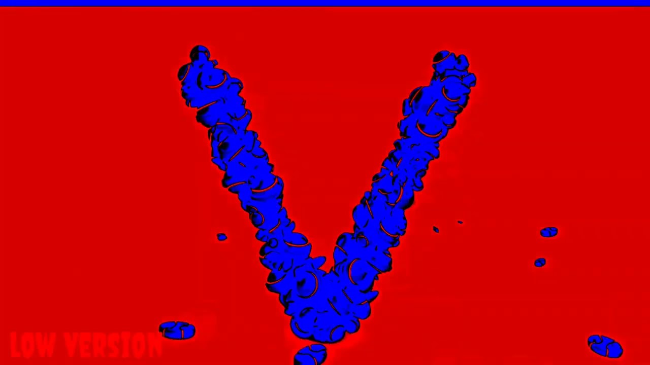Letter V , Animation 3D With Colorful Effects /By:Klasky Csupo