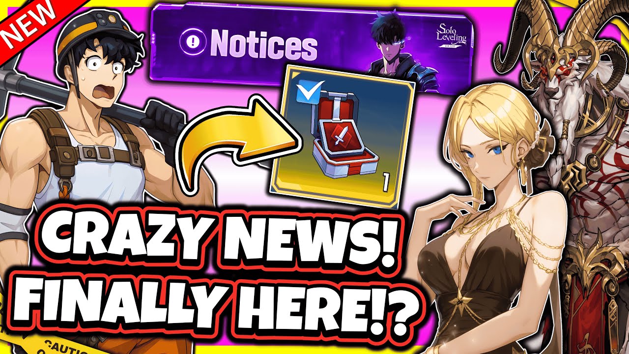 THIS IS CRAZY! NEW WEAPON ADVANCEMENT MATERIAL & UPDATE NEWS! HARD MODE?! [Solo Leveling: Arise]