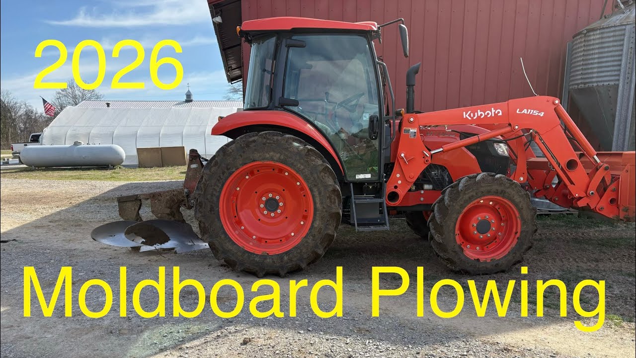 Moldboard Plowing Our Market Garden Spots