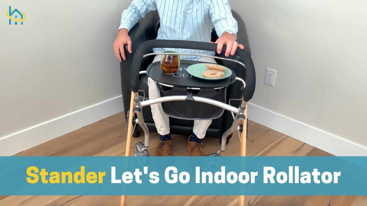 Stander Let's Go Indoor Rollator Features and Setup