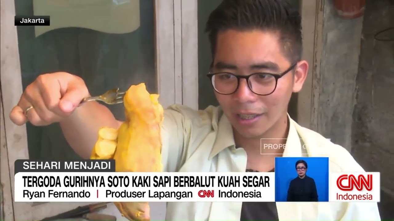 Sehari Menjadi Pengusaha Soto Kaki Sapi Legendaris