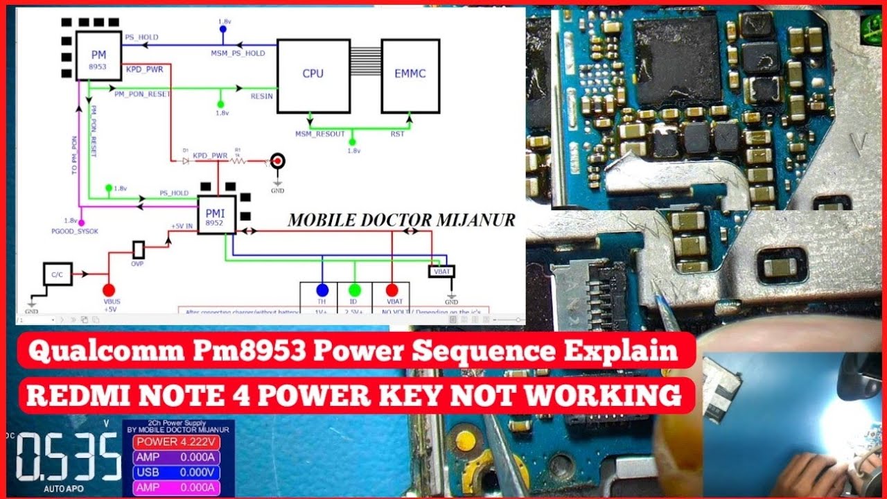 PM8953 PMI8952 power sequence explain by MOBILE DOCTOR MIJANUR