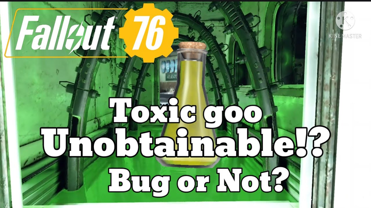 Fallout 76 - Season 6 update Toxic Goo Glitched!? and unobtainable!!!