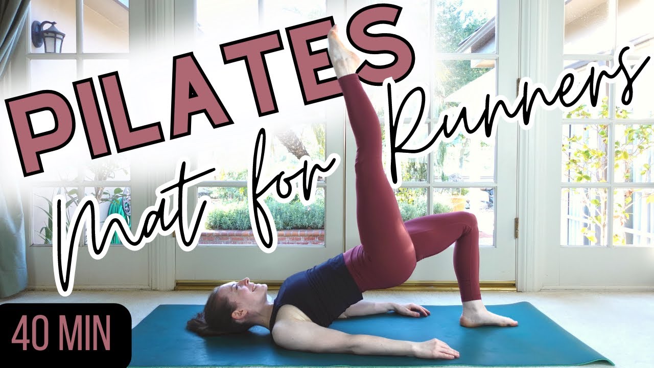 Mat Pilates For RUNNERS | No Equipment INTERMEDIATE Workout | 40 Min