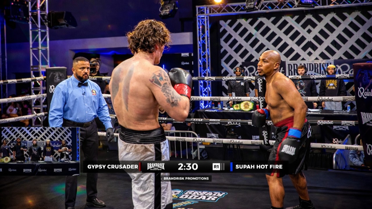 Supa Hot Fire vs Gypsy Crusader FULL FIGHT (Adin Ross Boxing Event)
