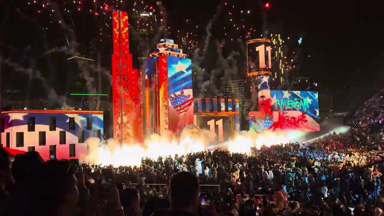 Cody Rhodes entrance in Royal Rumble 2026 