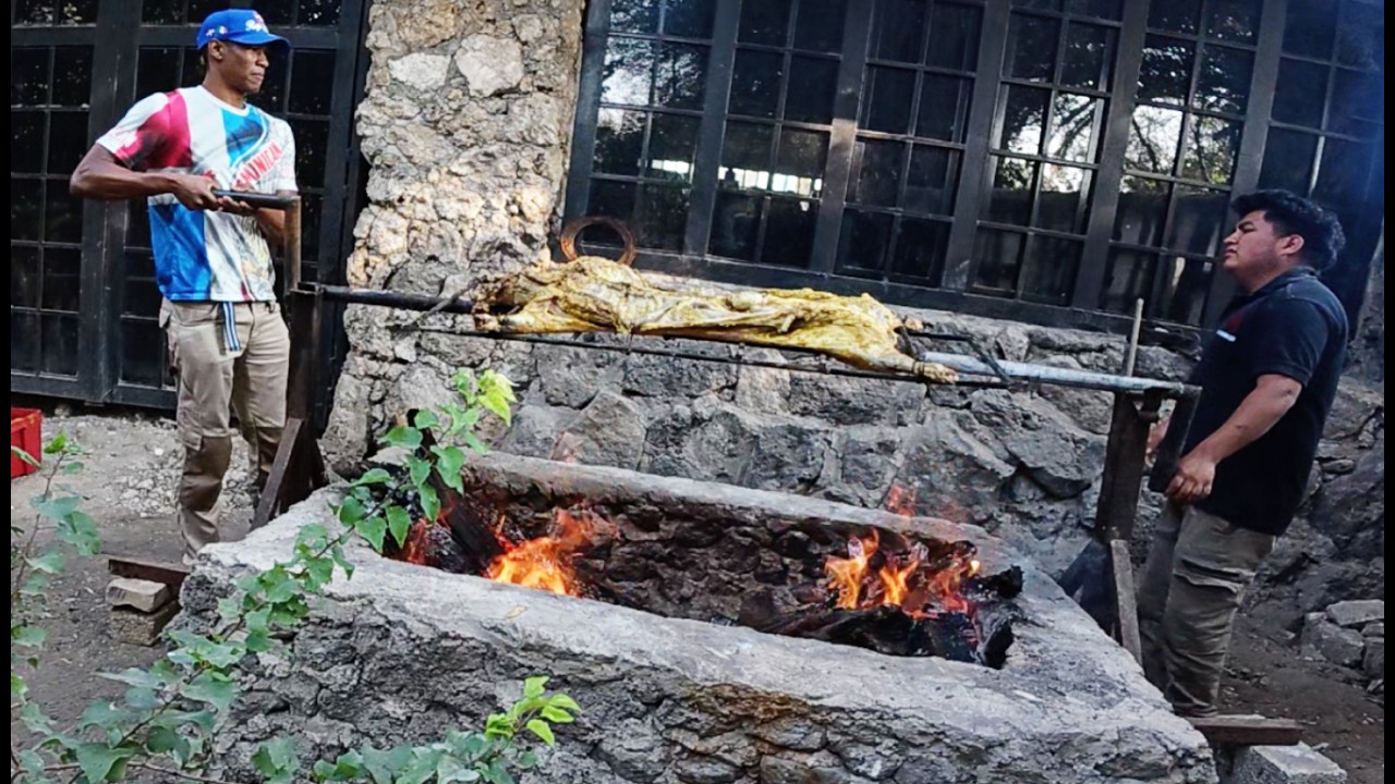 Viaje a Puebla solo a preparar un Borrego Asado y Esto paso... (México)