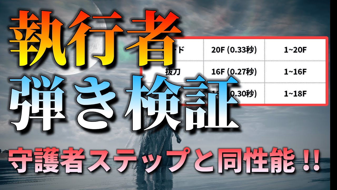 【ナイトレイン】執行者弾き検証　守護者ステップと同性能 !!