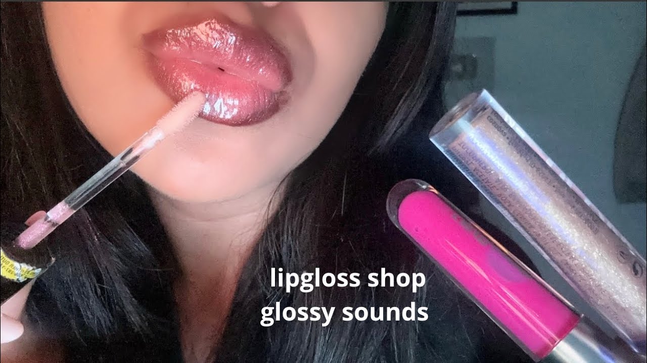 ASMR Lip Gloss Shop Roleplay  (Wet Glossy Mouth Sounds)