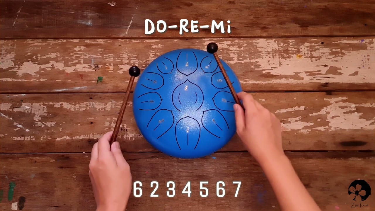 Do-re-mi - Steel Tongue Drum Music: 10-Inch 11-Note