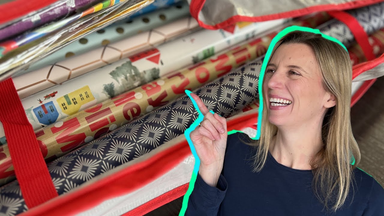 Say Goodbye to Wrapping Paper Chaos with ZOBER Storage!