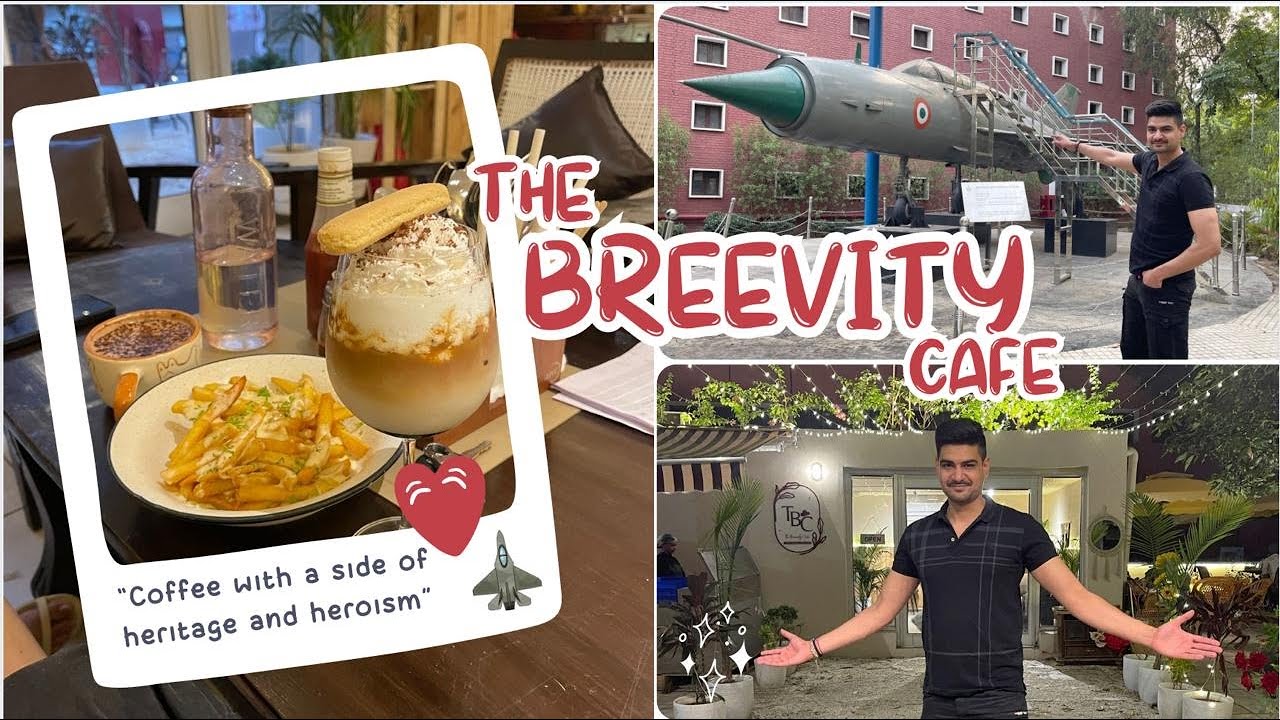 The Breevity Cafe | India’s First Cafe Based on Indian Air Force Themed | history files high ✈️/🍵🍕☕️