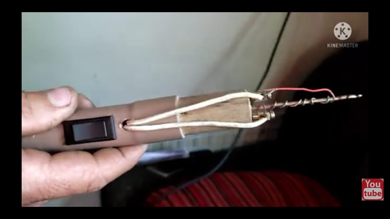 Como fazer ferro de solda com cano PVC