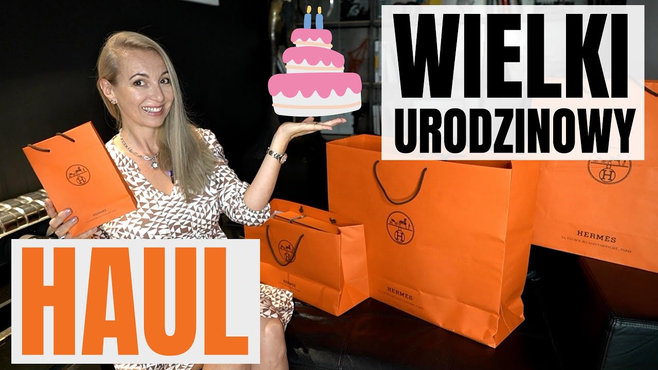 URODZINOWY HAUL HERMÈS 🎂 TOREBKA, BUTY, PORTFEL I INNE FANABERIE 🤣🤩