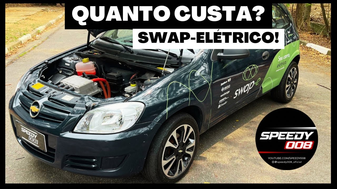 Um CELTA 100% ELÉTRICO e com 22 kgfm de TORQUE! @Swap-e Mobilidade Elétrica