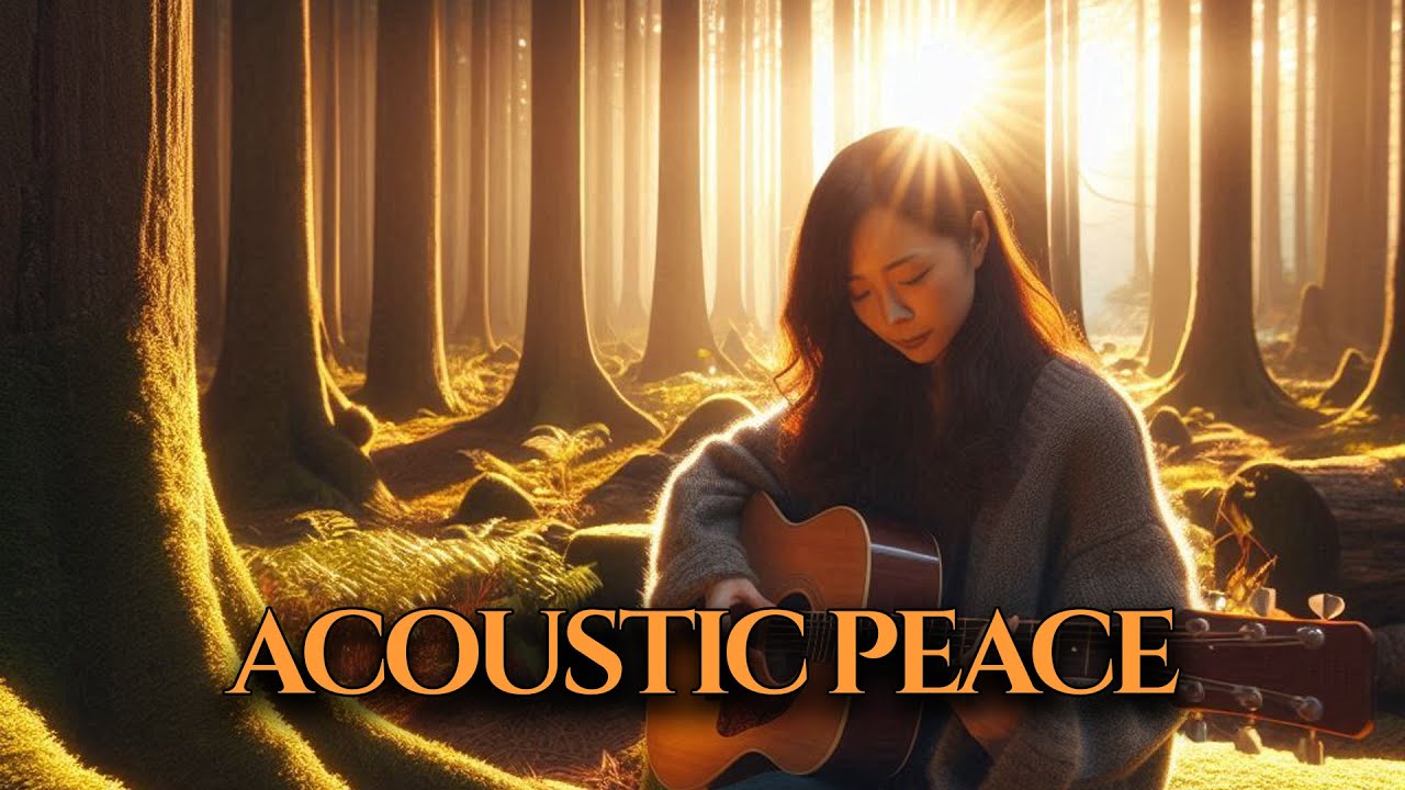 Cozy Winter in Kyoto • Falling Snow & Relaxing Acoustic Guitar • Deep Sleep Music