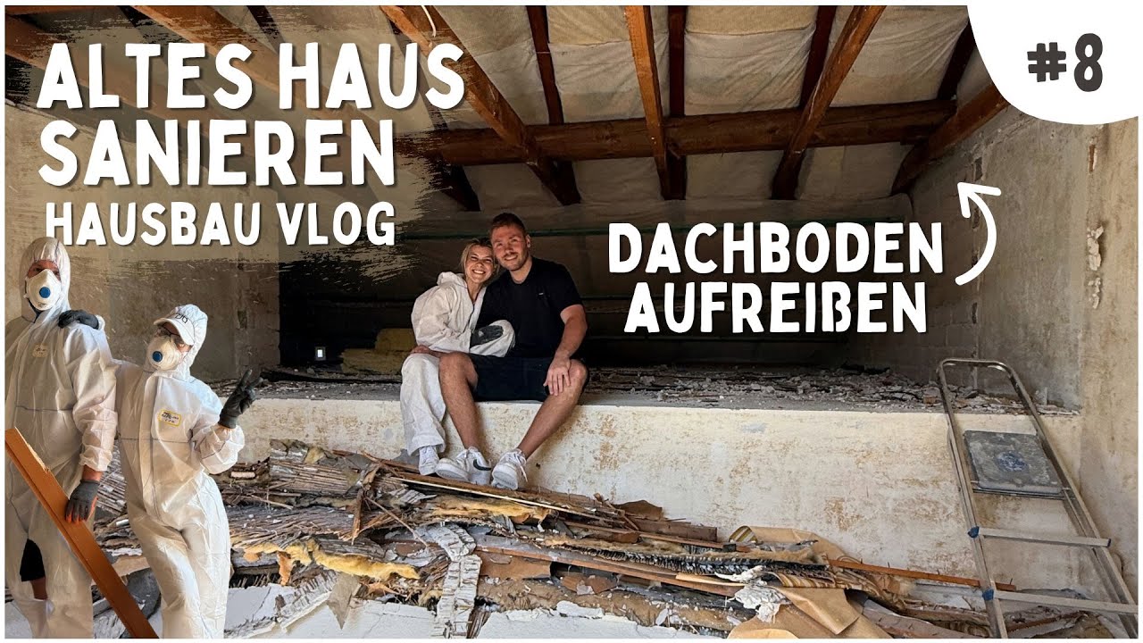 60er JAHRE HAUS SANIEREN IN EIGENLEISTUNG: Wir bauen den Dachboden aus | Kleinstadtcoco