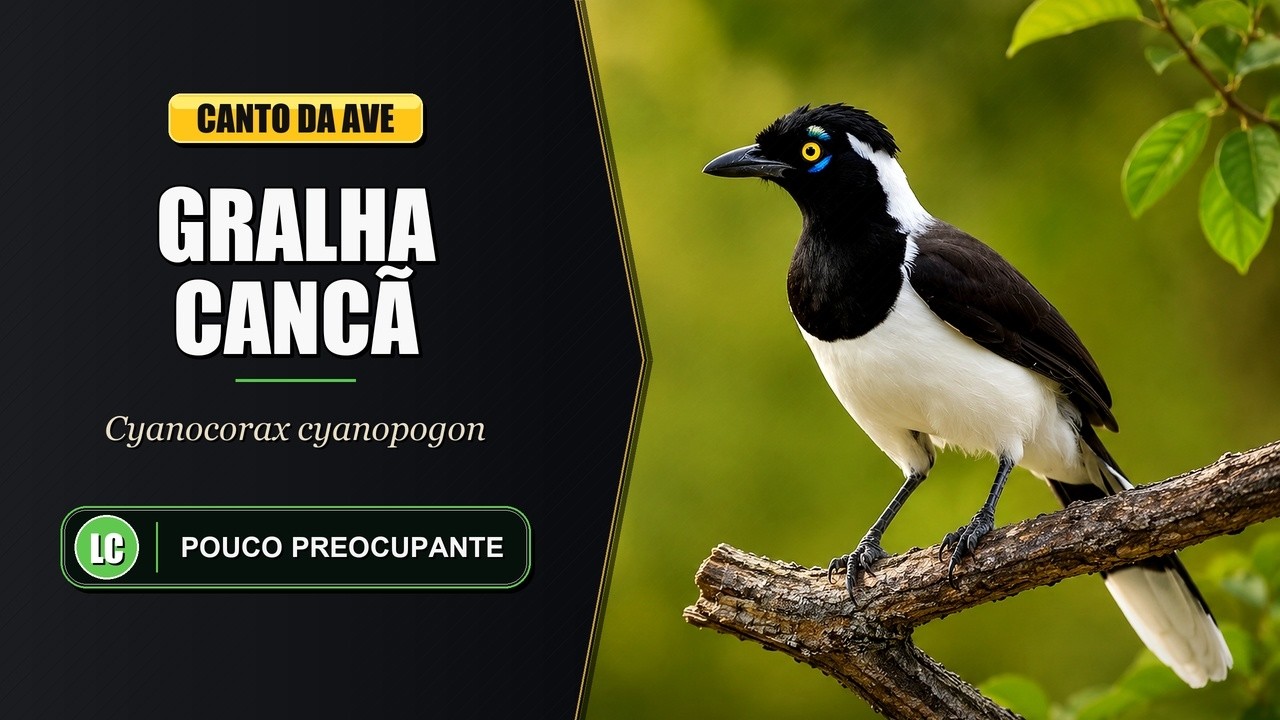 Canto da Gralha Cancã / Cancão / Quem Quem | White-naped Jay | Cyanocorax Cyanopogon