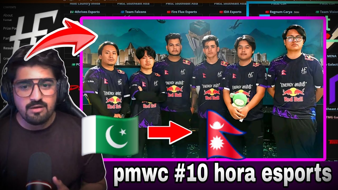Pakistani strimmer talking about hora esporta #pubgmobile
