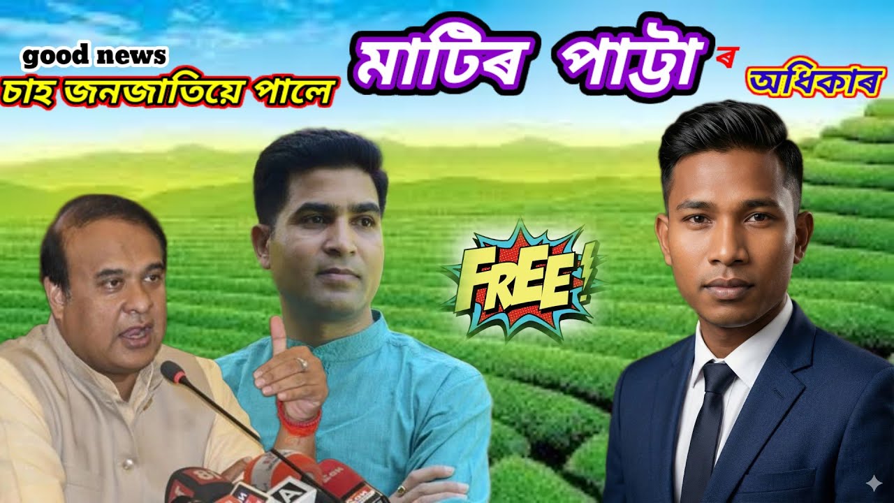 Jameen ka Patta Kaisa hota Haiচাহ জনজাতিৰ বাবে সুখবৰ! মাটিৰ পট্টা বিতৰণৰ সম্পূৰ্ণ তথ্য। 