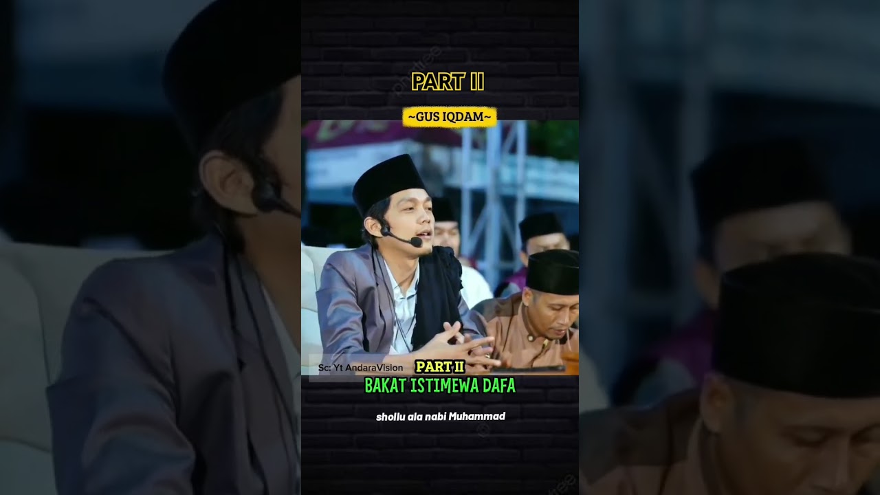 GUS IQDAM . bakat dafa ora kalah karo bapak.e 