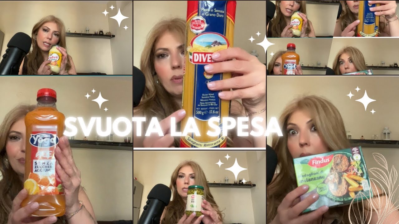 Svuota la spesa con tanto di relax e un po’ di sclero 😅…. ASMR ita 