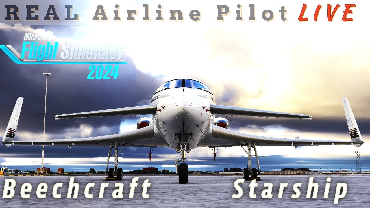 It is HERE | Beechcraft Starship | The Most Advanced Turbo-Prop in MSFS | Real Pilot | 