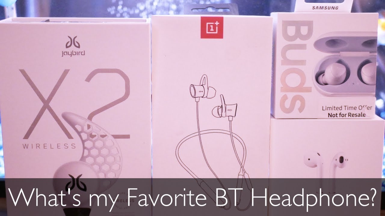 Airpods vs. Galaxy Buds vs. OnePlus Wireless Bullets vs. JayBird X2's