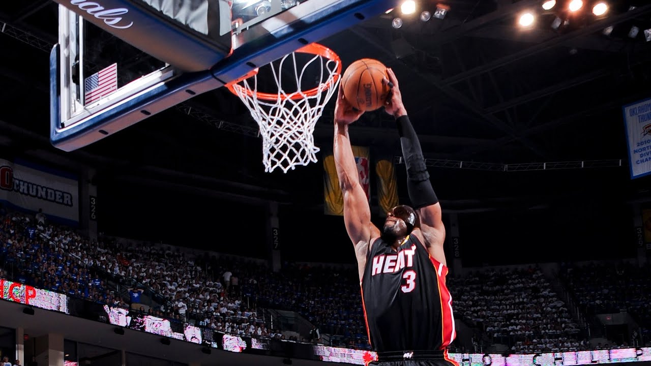 Wade takes flight in game 2!