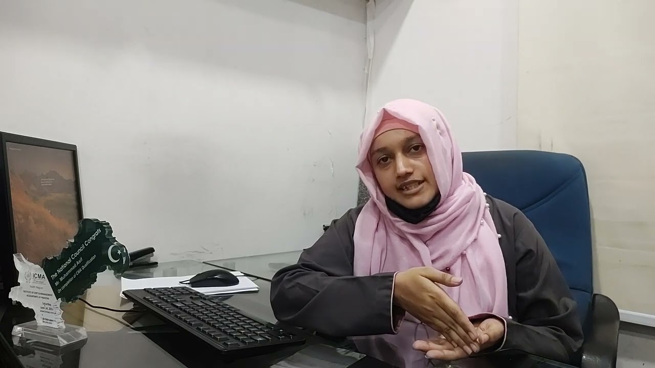 Hina Fatima Success Stories About Navttc Vocational Training Program Held in ICMA International