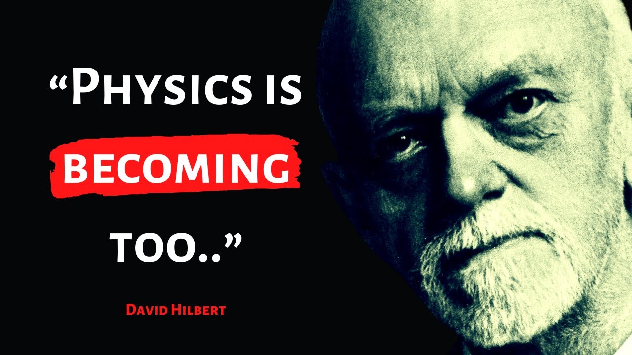 Prime Excerpt From David Hilbert German mathematician and one of the most influential mathematicians