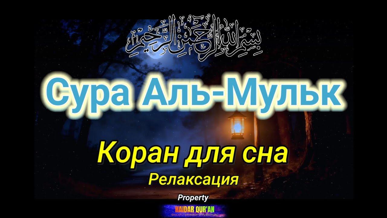 Необычайно красивое и мелодичное исполнение священных стихов Корана | Сура Аль-Мульк
