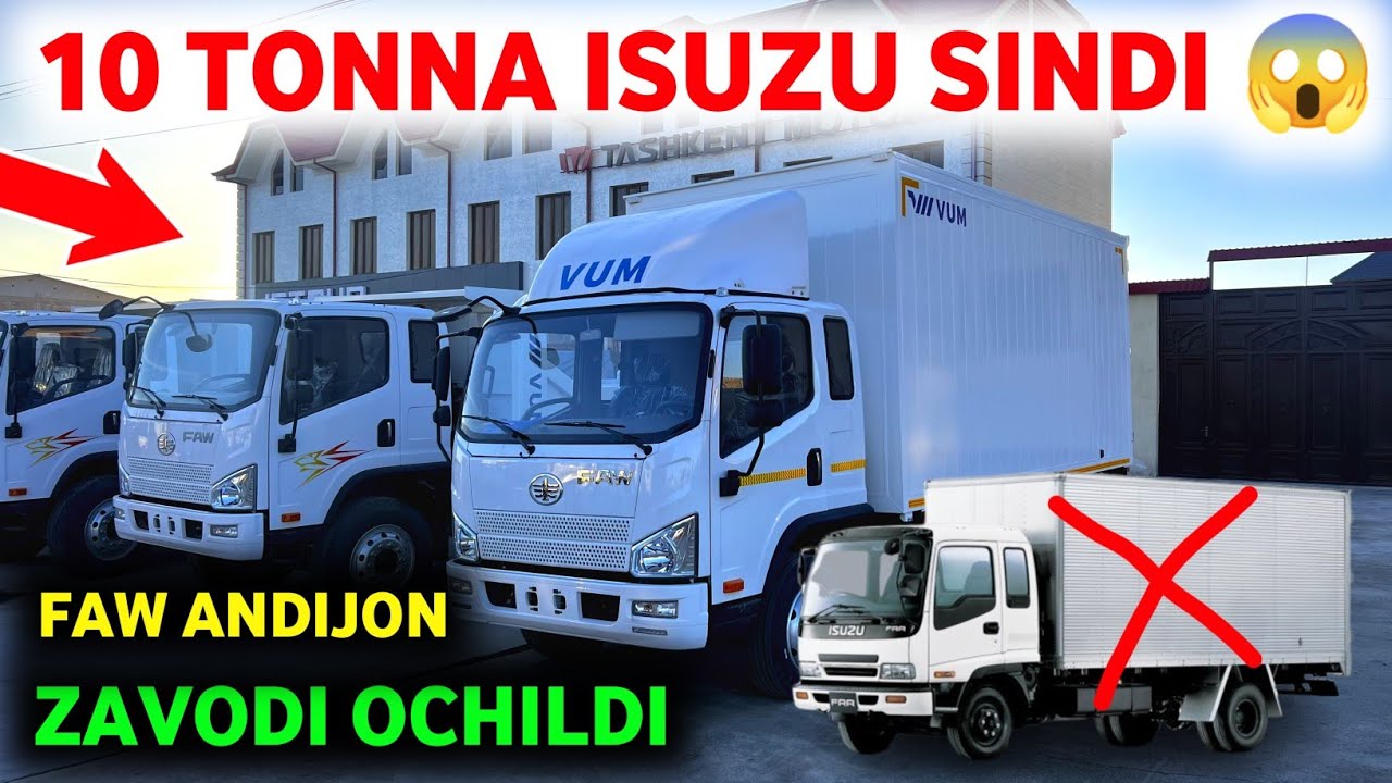 ‼️ ДИККАТ ХУШХАБАР ВОДИЙДА ЯНГИ ЗАВОД ОЧИЛДИ 🔥 ISUZU YARIM PULIGA YANGI PUL TOPARLAR ✅ #isuzu #Faw 