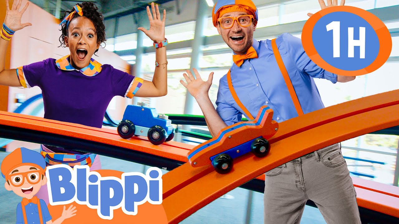 VROOM! Blippi and Meekah Race Toy Cars 🚗 Museums for Kids | Blippi on After School Club