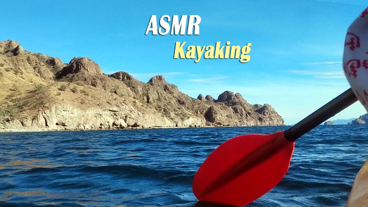ASMR💦 Background Water Sounds for Relaxing 2HR 🌊 Paddling, Kayaking in Nature NO TALKING 💤✨
