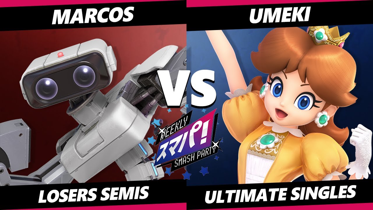 Sumapa 193 LOSERS SEMIS - Marcos (ROB) Vs. Umeki (Daisy) Smash Ultimate - SSBU