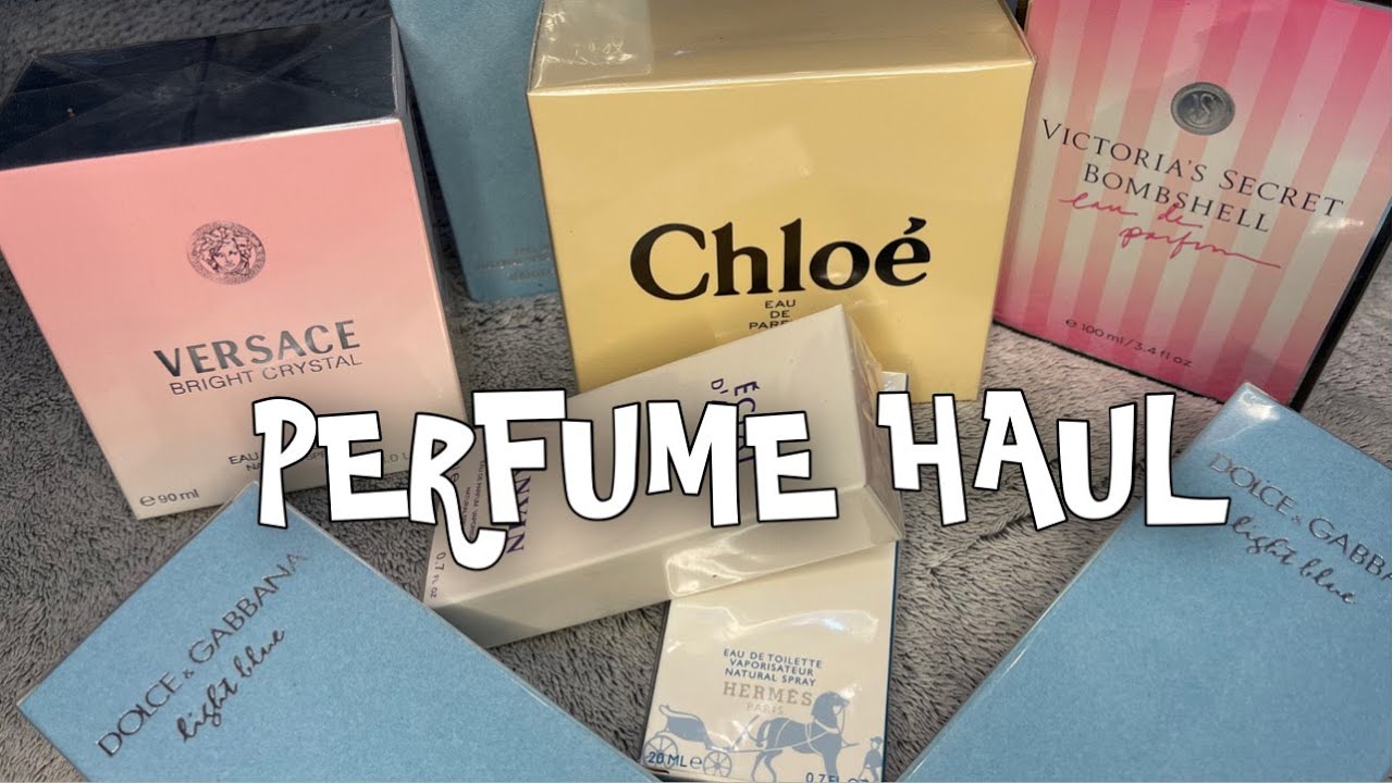 Perfume Haul & Unboxing - Unboxing ASMR