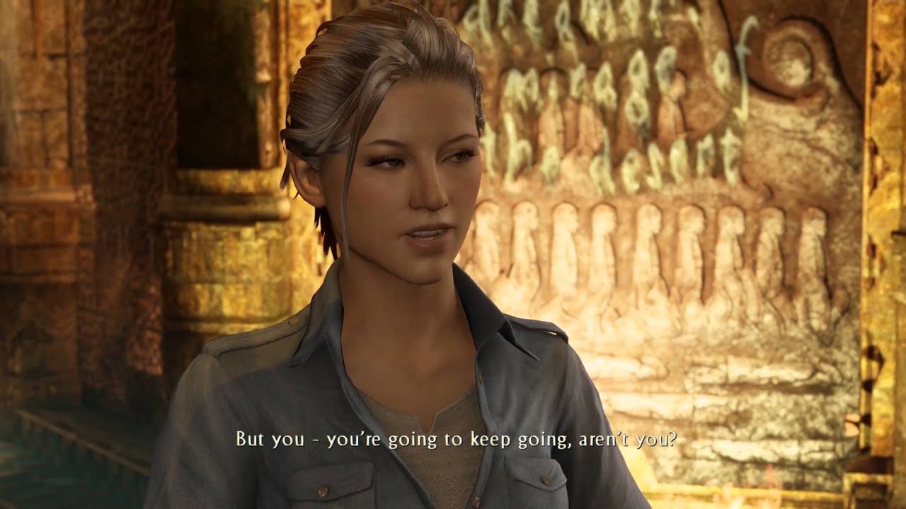 Uncharted 3 Drake's Deception Remastered - Chapter 11: Elena Pleads To Nathan & Sully Cutscene PS4