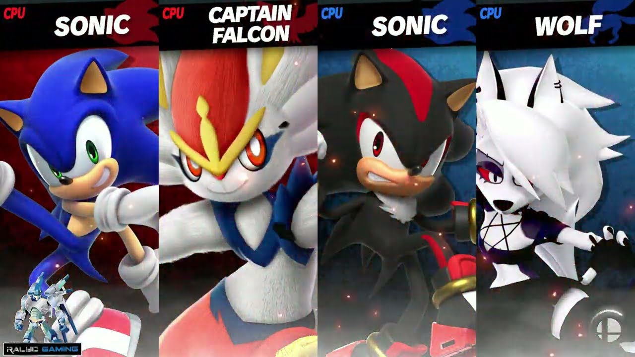 Sonic & Cinderace vs Shadow & Loona