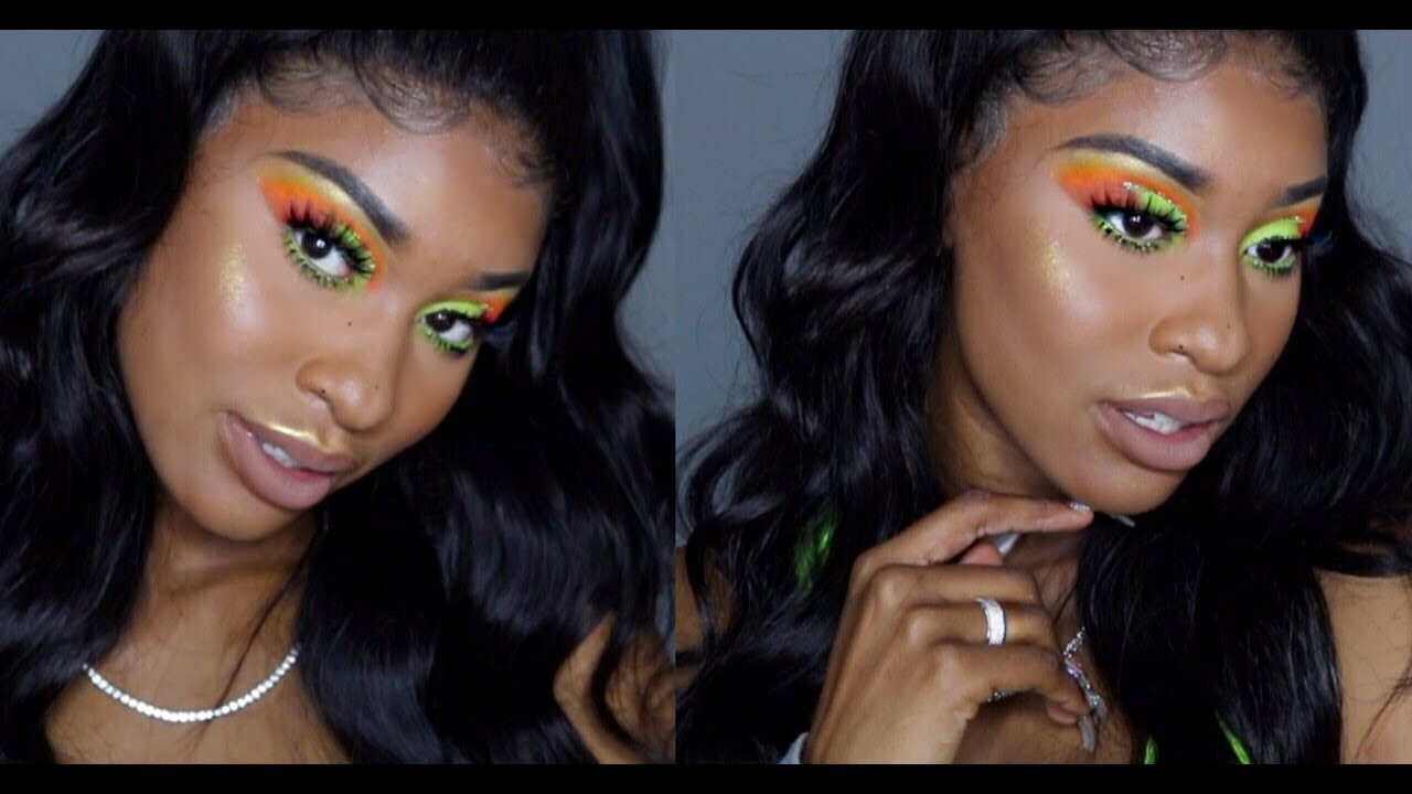 BOLD NEON EYE MAKEUP TUTORIAL | VLOGMAS 16