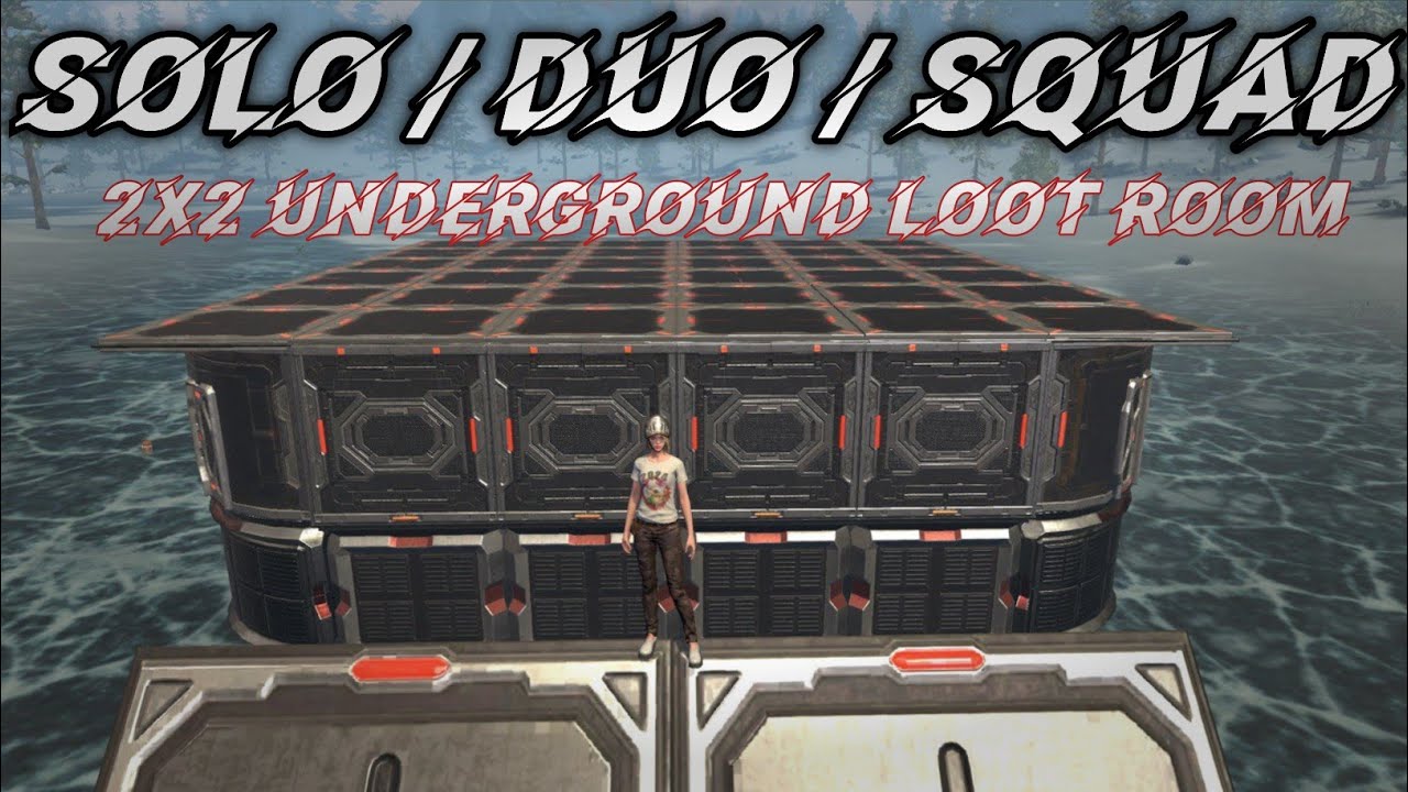 Base Design / Underground Loot Room / Solo Duo Squad /