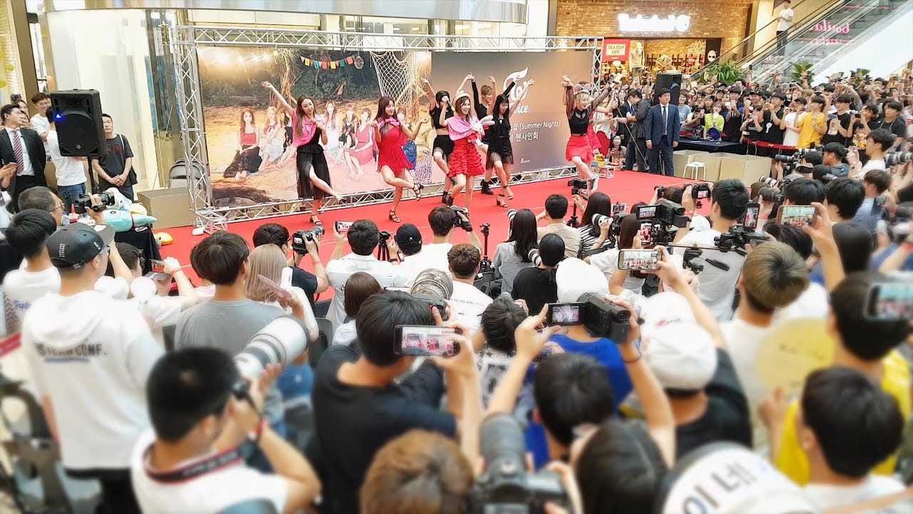 180722 트와이스 TWICE : DANCE THE NIGHT AWAY 떼창 fanchant : 무대전체직캠 Stage Fullshot : 팬싸인회 : 하남 스타필드