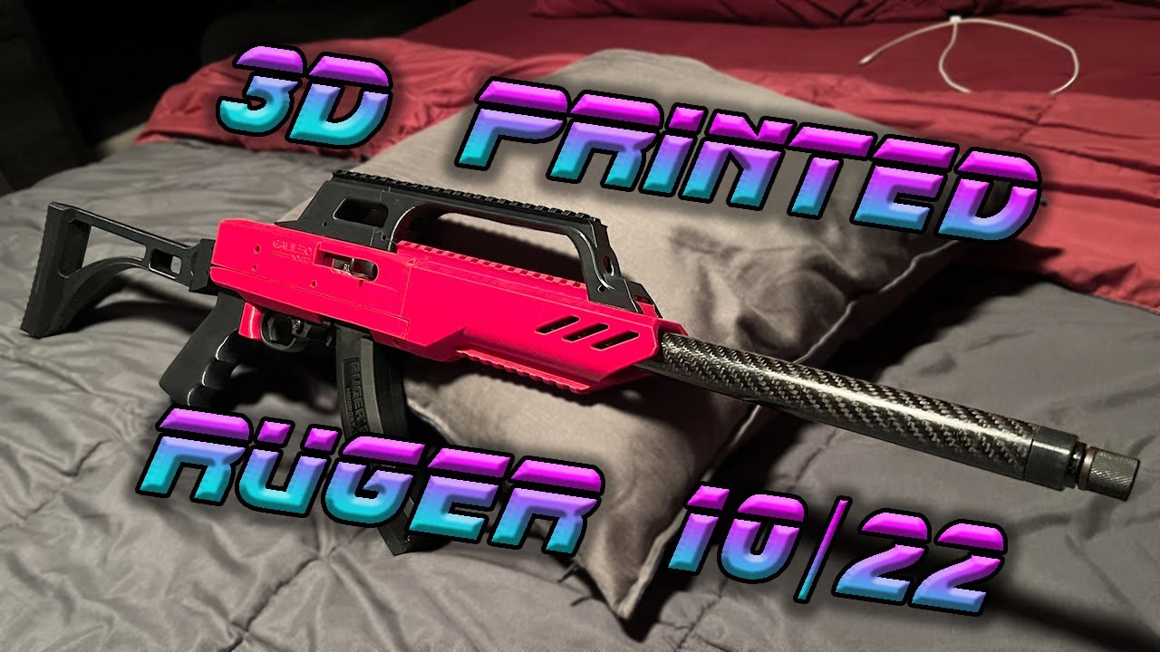 Shooting 3D Printed Ruger 10/22