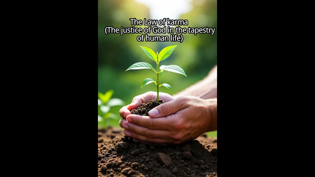 The law of karma - the justice of God in the tapestry of human life