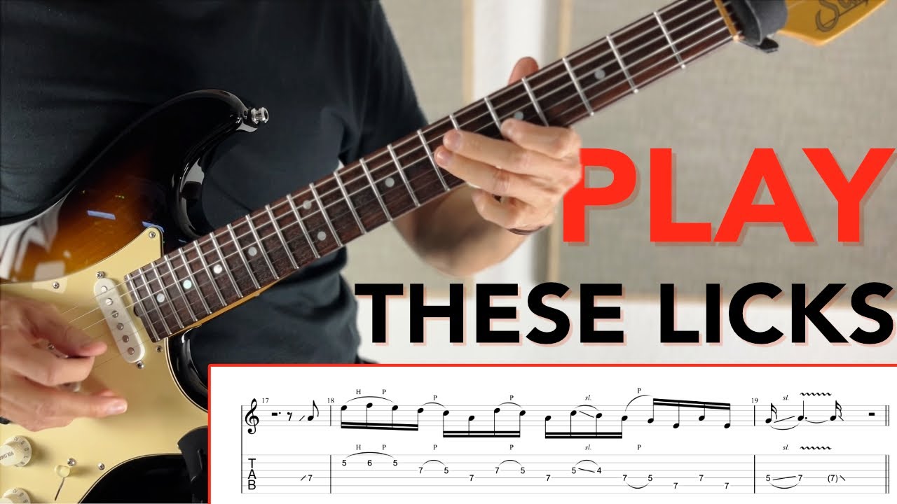 Guitar Licks to Inspire Your Solos (Pop-Rock)